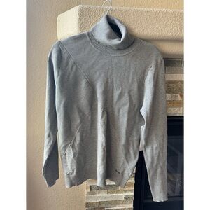 Calvin Klein Gray Turtleneck Sweater